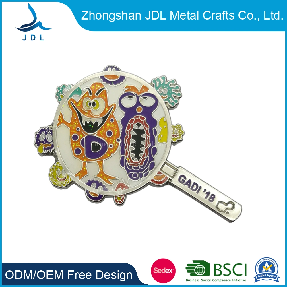 China Cheap Promotion Gift Custom Iron Baking Finisher Military Army Police Pins Badge with Shield Shape Supply Custom Xmas Lapel Pin, Festival Badge (261)