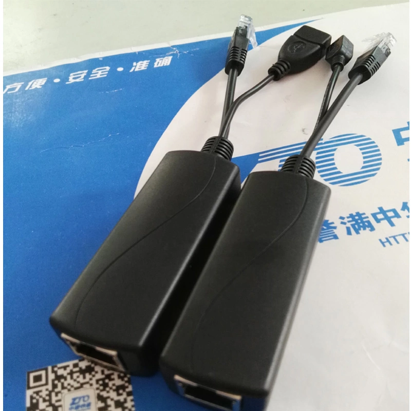 Mini USB Poe Splitter Power for Portable Router and Camera