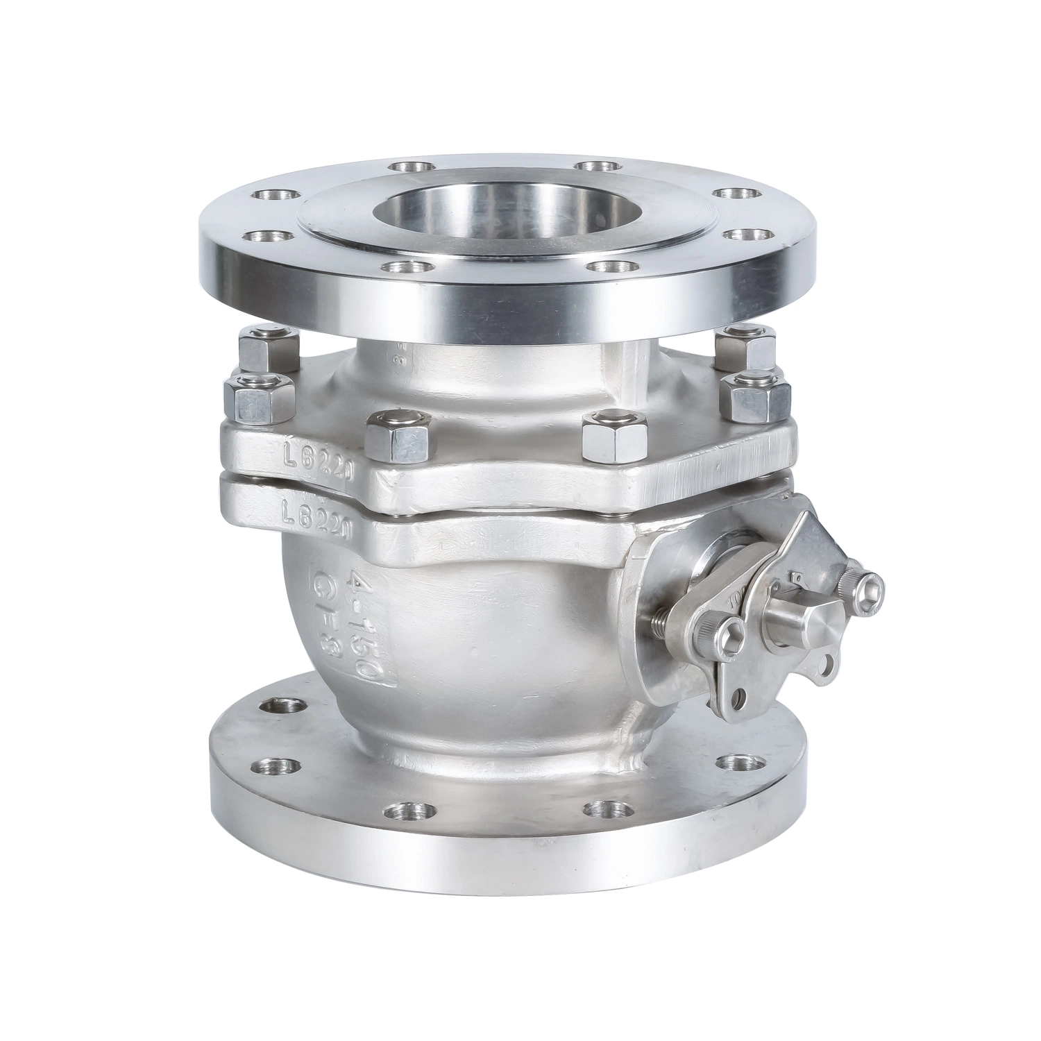 ANSI Class 150 Investment Casting Fire Safe Anti Static Wcb/CF8/CF8m Flange Ball Valve