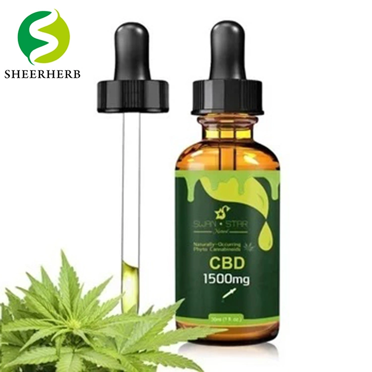 Sheerherb Venta caliente Hem P extracto natural de un 50% CB d de petróleo en todo el espectro del 70% de aceite D CB Full Spectrum