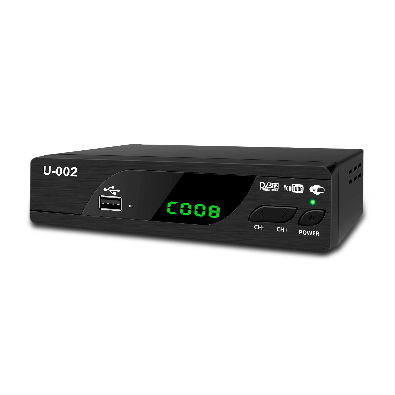 Sunplus 1509c HD H. 264 MPEG-4 DVB-T2 receptor decodificador.