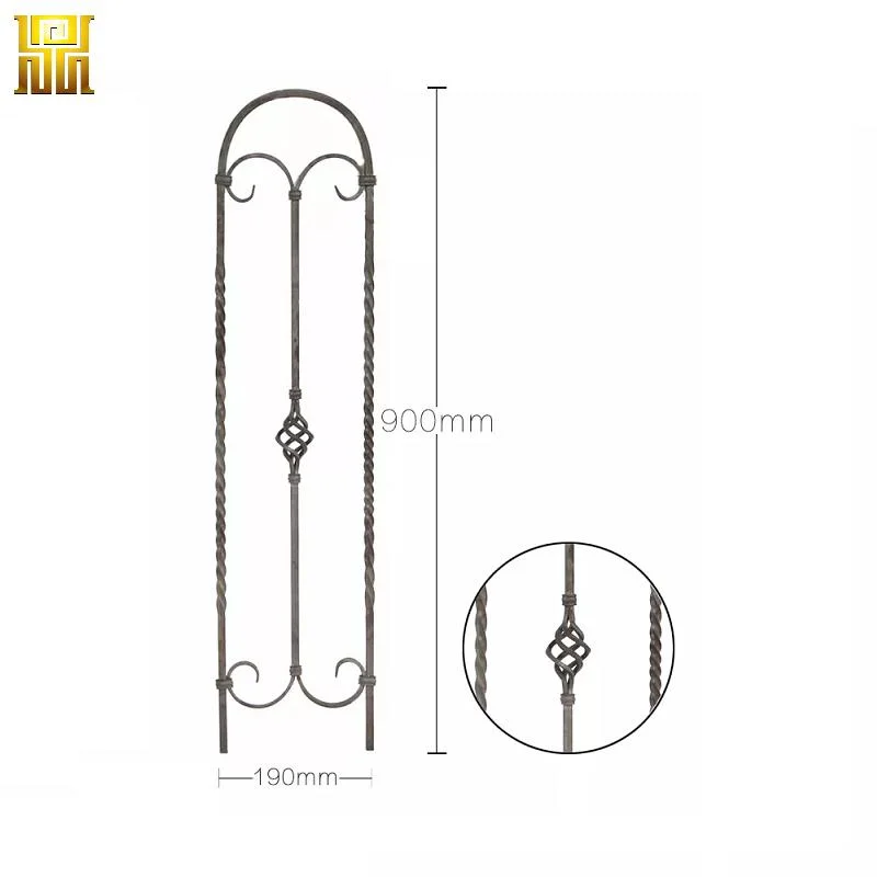 Barrotes de hierro forjado para escaleras/porche/terraza/balcón