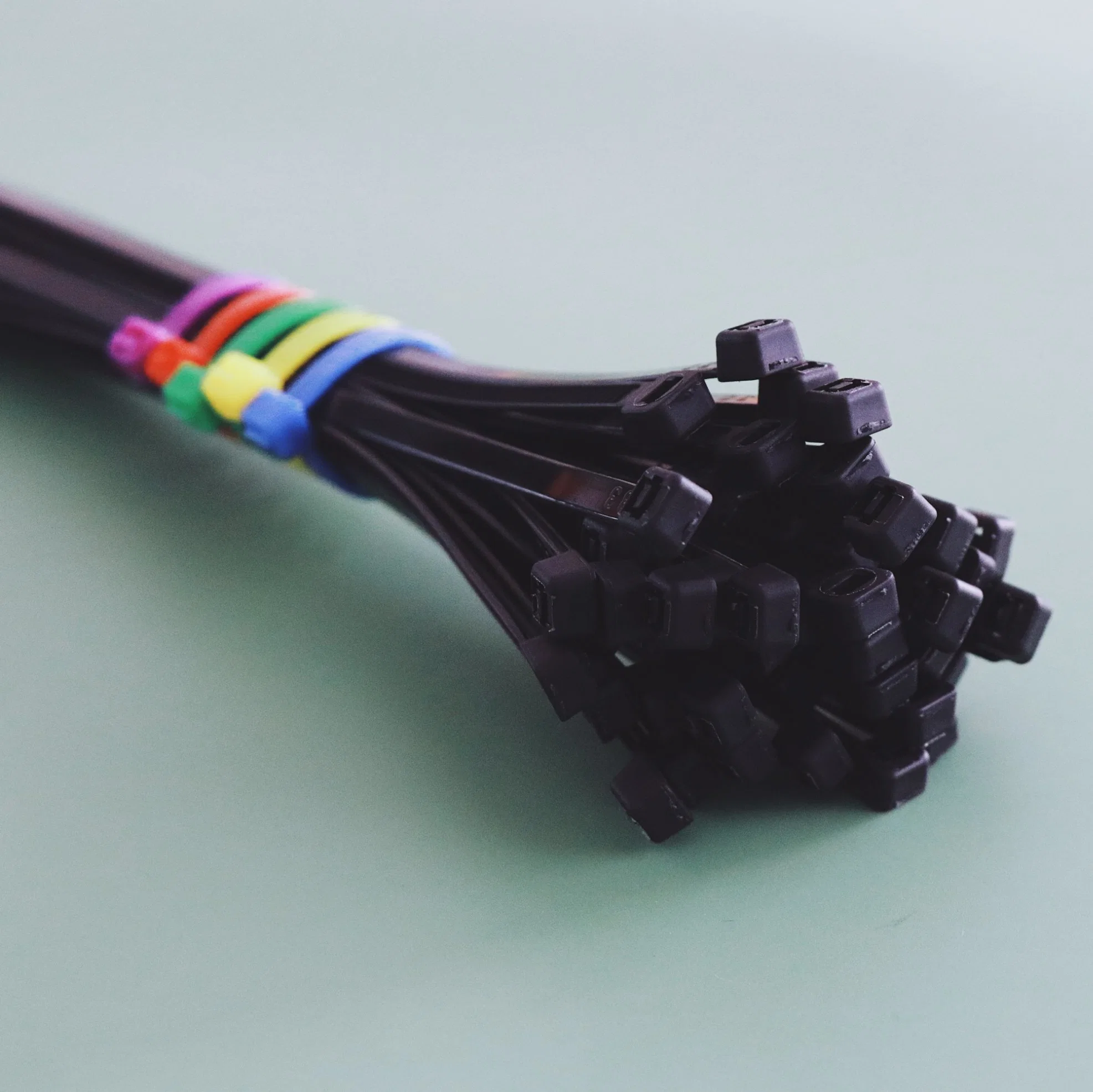 Colourful Self-Locking Nylon Cable Tie 3.6X250mm Plastic Ties with RoHS CE