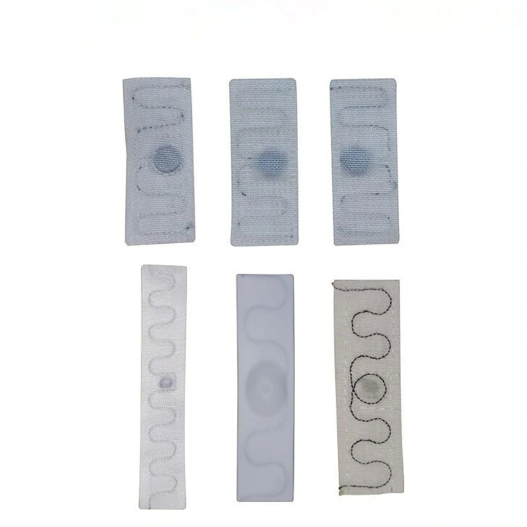 UHF Textile Fabric Woven Linen Clothing RFID Laundry Tag for PPE Uniform Tracking