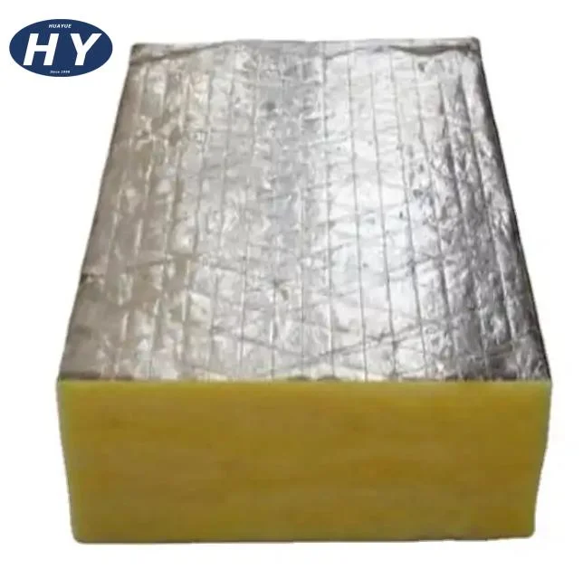 Excellent Heat Insulation Aluminum Fiol Glass Wool Board for Floor Acoustic Insulation