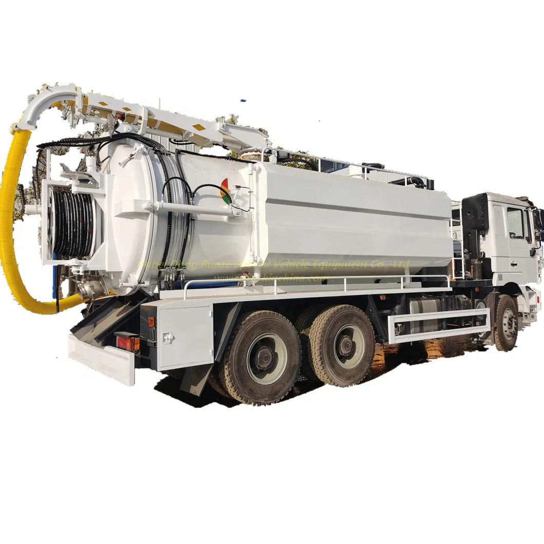 Shacman F3000 Hydro Excavators Combined Sewer Suction & Jetting Unit (RHD 13500L Sewage+4000L Clean Water)