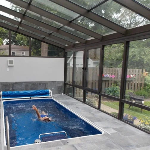 Aluminum Frame Glass Swimming Pool Enclosures