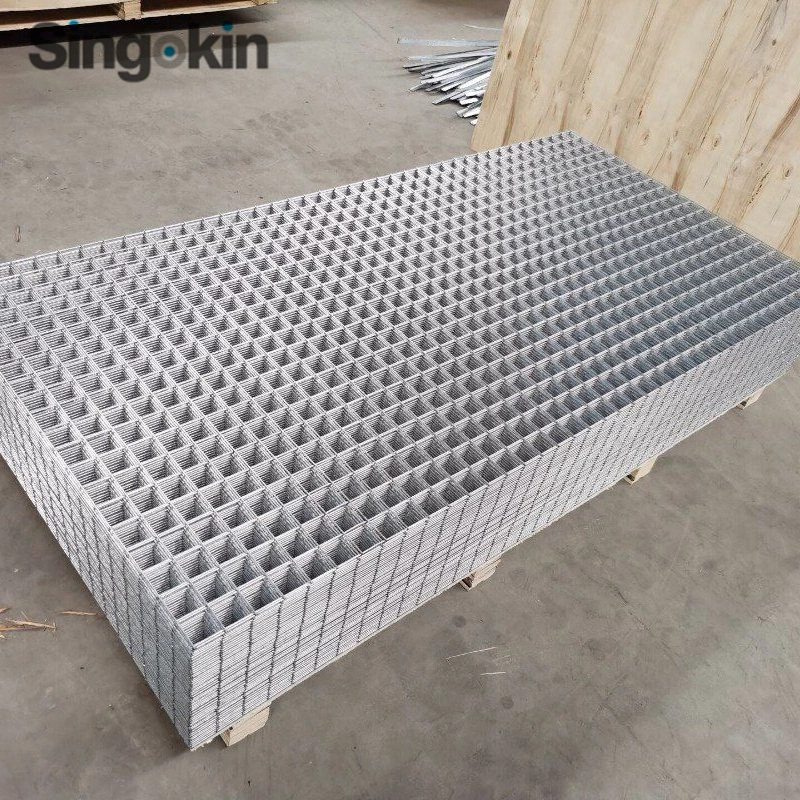 4ftx8FT de alambre de acero de bajo carbono galvanizado de 50X50X3mm malla soldada panel Grid