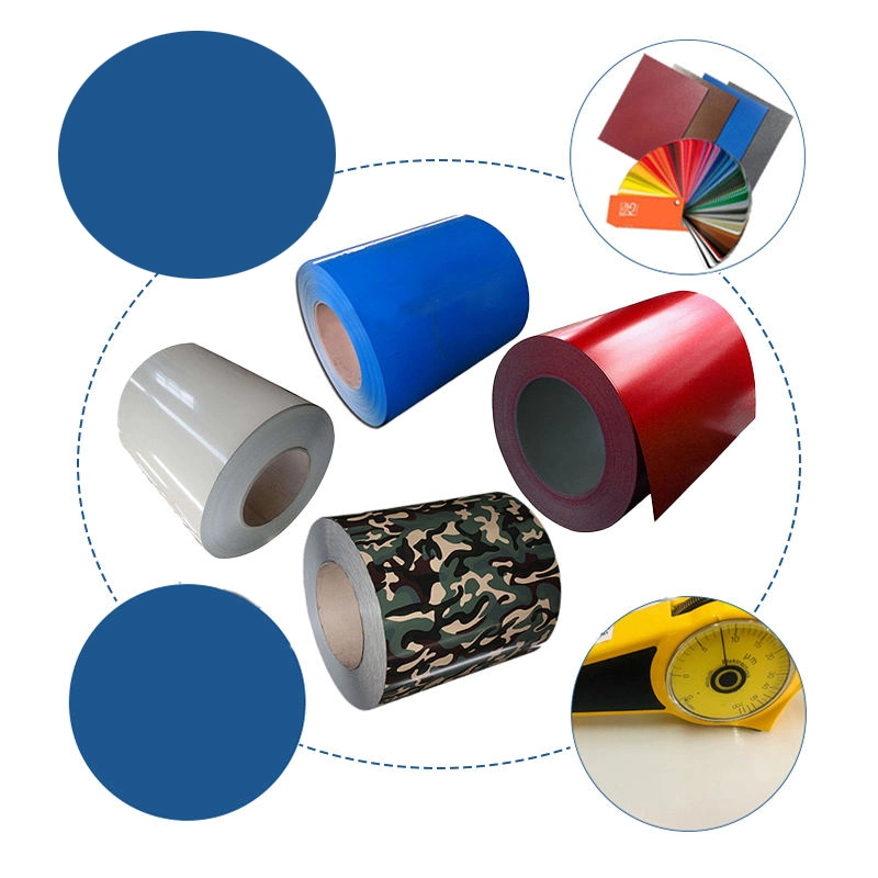 Factory Manufacture Dx51d+Z Dx52D+Z Dx53D+Z DC51D+Z DC52D+Z DC53D Color Coated and Prepainted Galvanized PPGI Roofing Steel Sheet Coil Roll