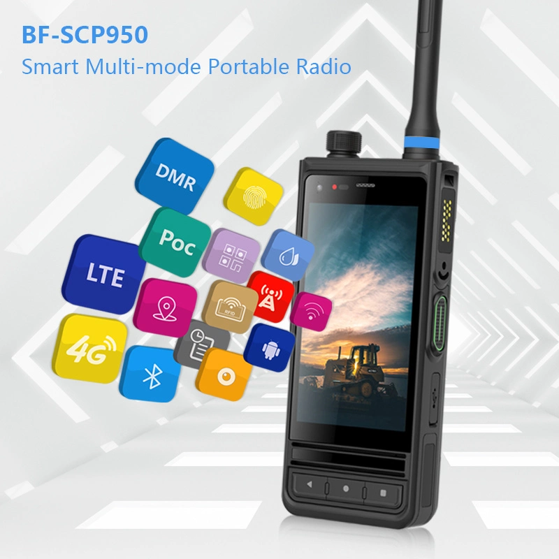 Bf-SCP950 PI68 Sistema Android o DMR e POC integrada Rádio Smart Phone com função de multimídia