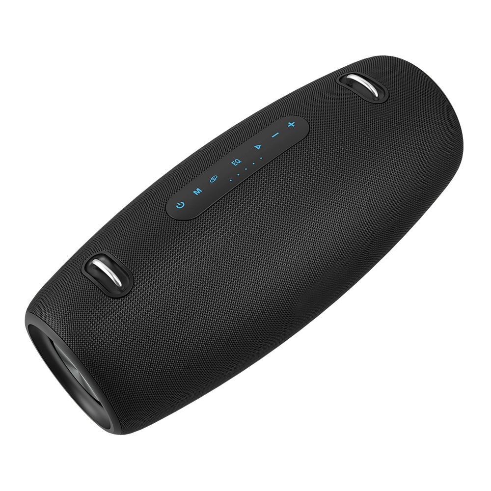 Alto-falante portátil sem fio Bluetooth com som de alta qualidade de 60W, duração da bateria de 20 horas.