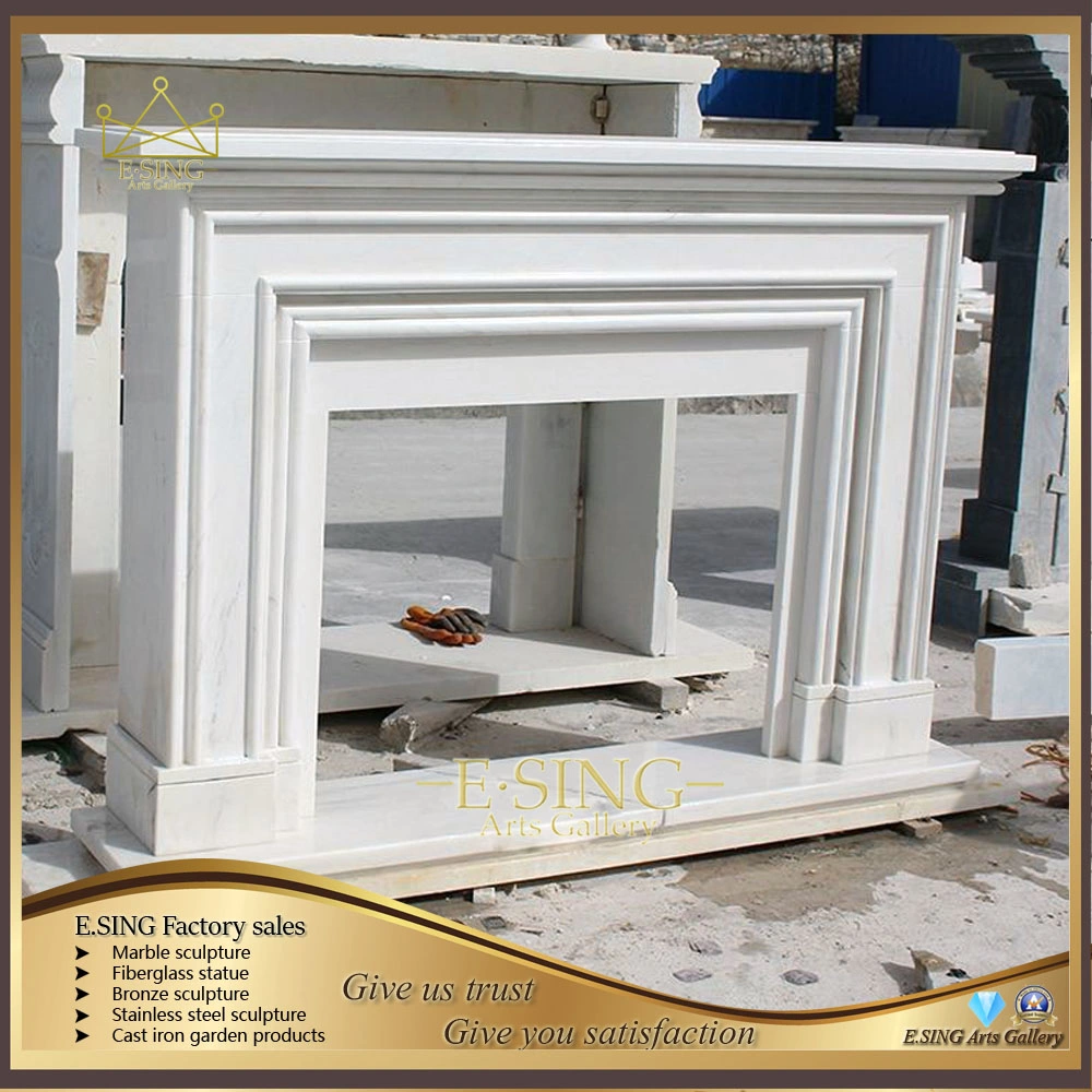 Decorative Hand Carved Marble Fireplaces for Home