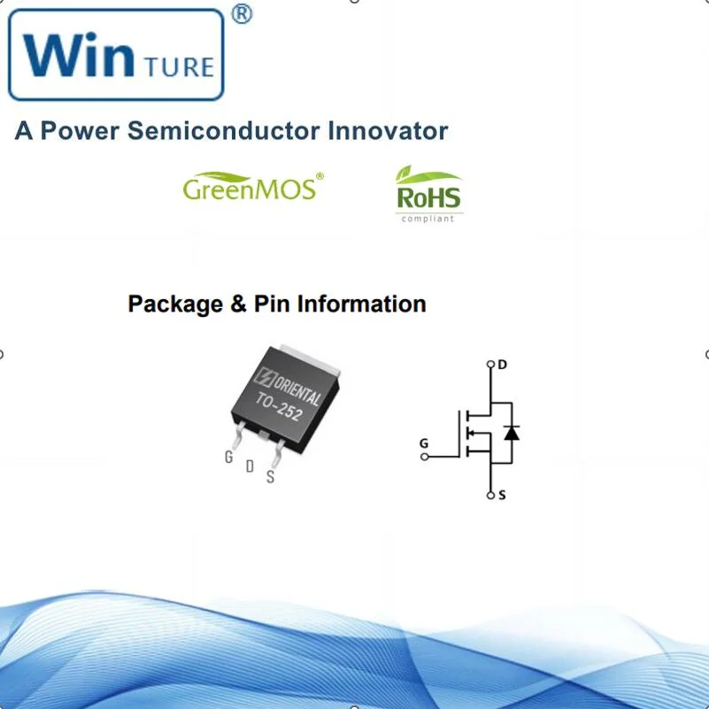 Server Power RoHS Better Than The Gallium Nitride (GaN) Device in High Frequency Operations Super Si Oss65r340df To252 Mosfet