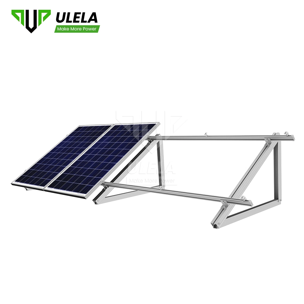 Ulela PV Regalsystem Hersteller Solar Power Photovoltaik unterstützen China Schräge Halbmanuelle Solar-Tracking-Halterung