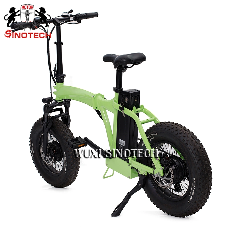 دراجة كهربائية قابلة للطي بقدرة 48 فولت وبطارية ليثيوم بقدرة 10 أمبير/500 واط كهربائية الدراجة
