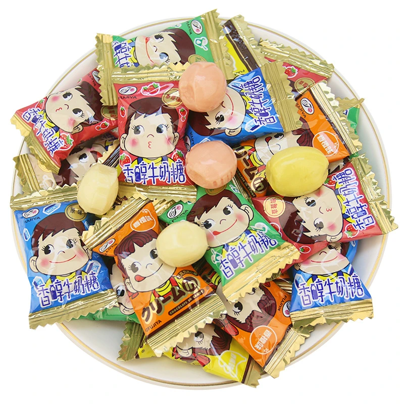 Manufacturer Promotion Price Sweet Fruity Milk Chewable Gummy Strawberry Toffee Original Milk Candy