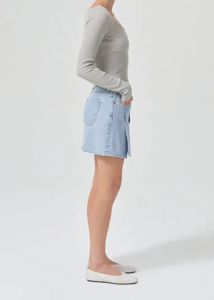 New Fashion High-Waisted Jeans Falda denim informal para mujer