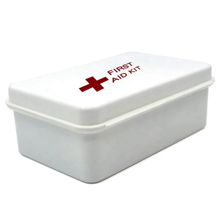 Neuer Stil Kunststoff Notfall medizinische erste-Hilfe-Box für Auto Reisen