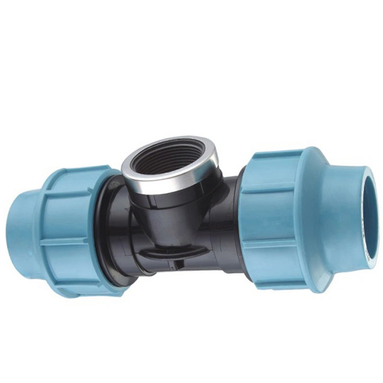 Made in China Standard High Quality PP Reducing Tee Hydraulic Joint