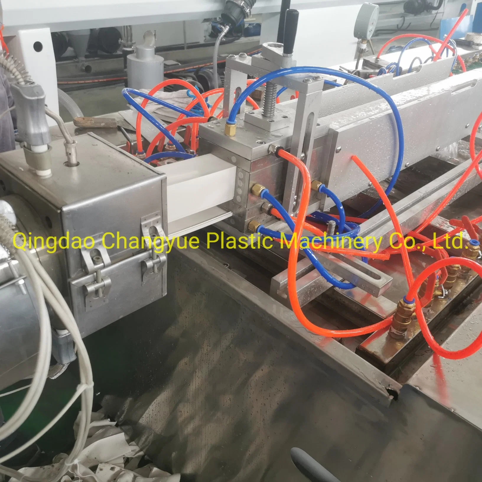 UPVC Plastic Extruder / Plastic Machine / High Speed PVC Cable Duct Extrusion Line PVC Cable Trunking Machine