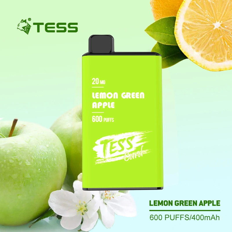 Tess Card 600 bouffées 2 ml Tpd Juice Wholesale E-Cigarette I Vape jetable