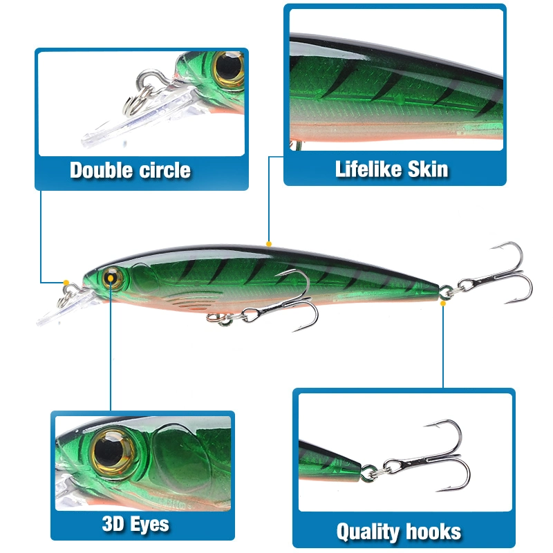 11cm 13.5g High quality/High cost performance  Hard Bait Saltwater Freshwater Fishing Minnow Lure