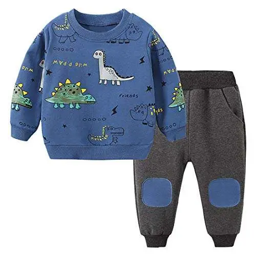 Ropa para niños de otoño de primavera personalizada ropa para niños pequeños informal Conjuntos