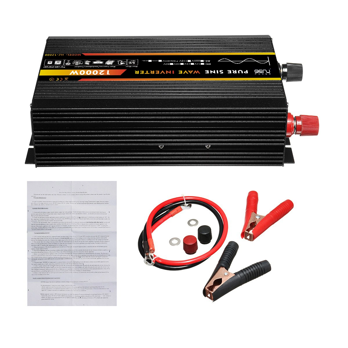 Pure Sine Wave Power Inverter 12000W for Solar System/Solar Panel/Home/Outdoor/RV/Camping