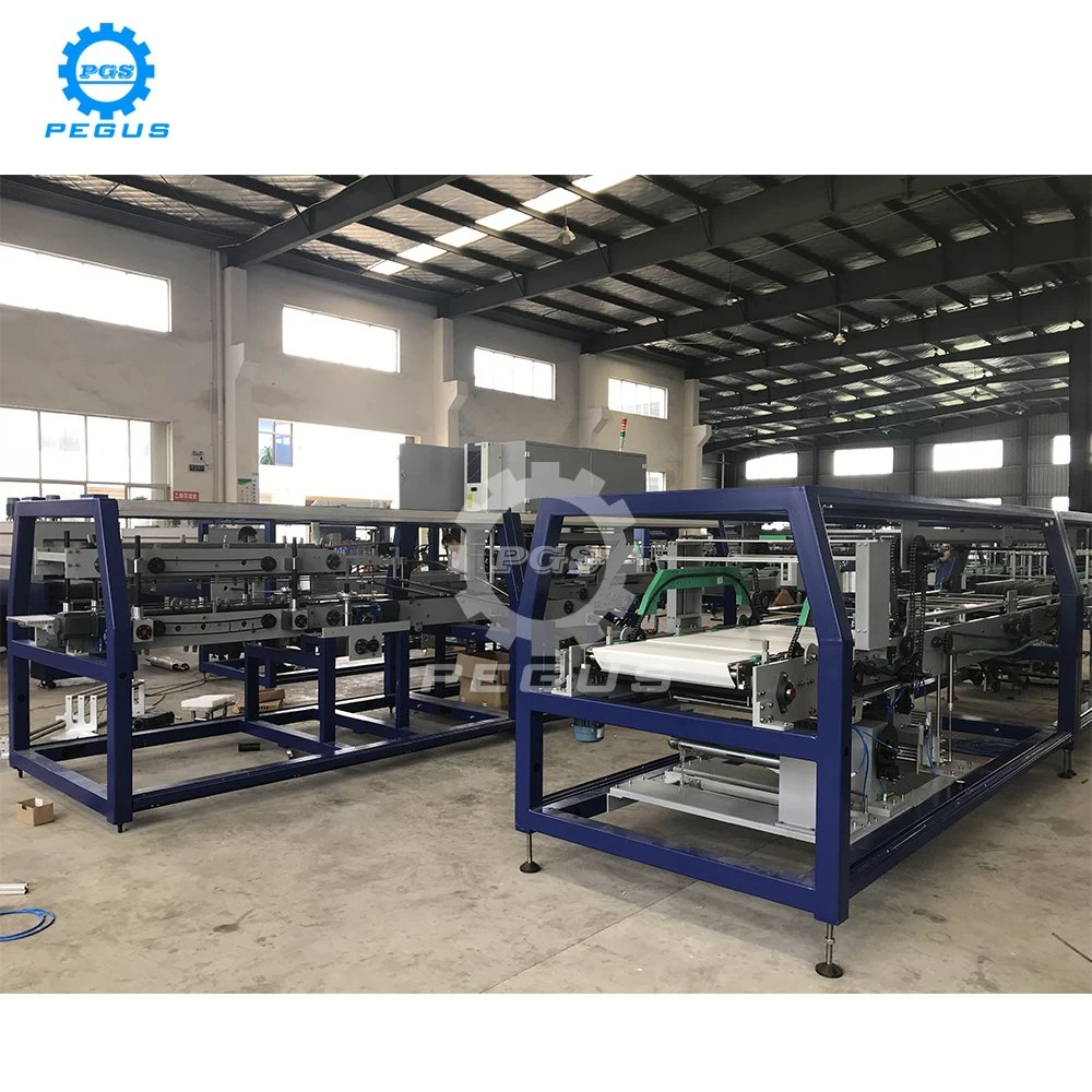 Automatic High Speed PE Film Shrink Package Machinery Stretch Film Wrapping Packing Machine with Carton Tray for Bottled Water Drink Production Line