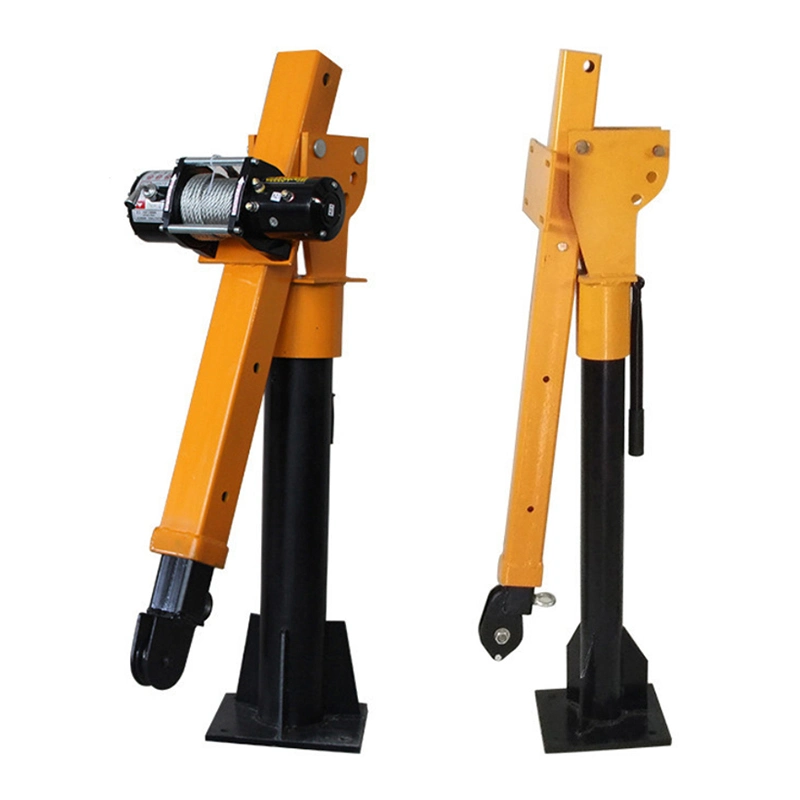 Manual Used Hydraulic 1 Ton Mini Truck Mounted Crane