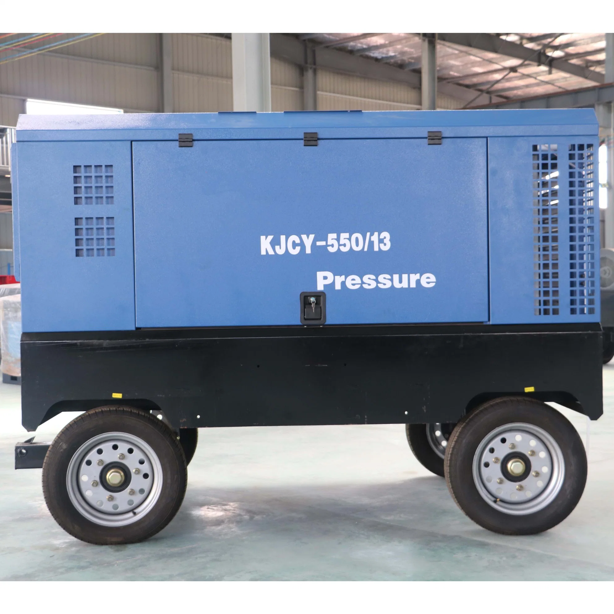 Hot Type Twin-Screw Screw Compressors Mining 13bar Industrial Movable Portable Air Compressor