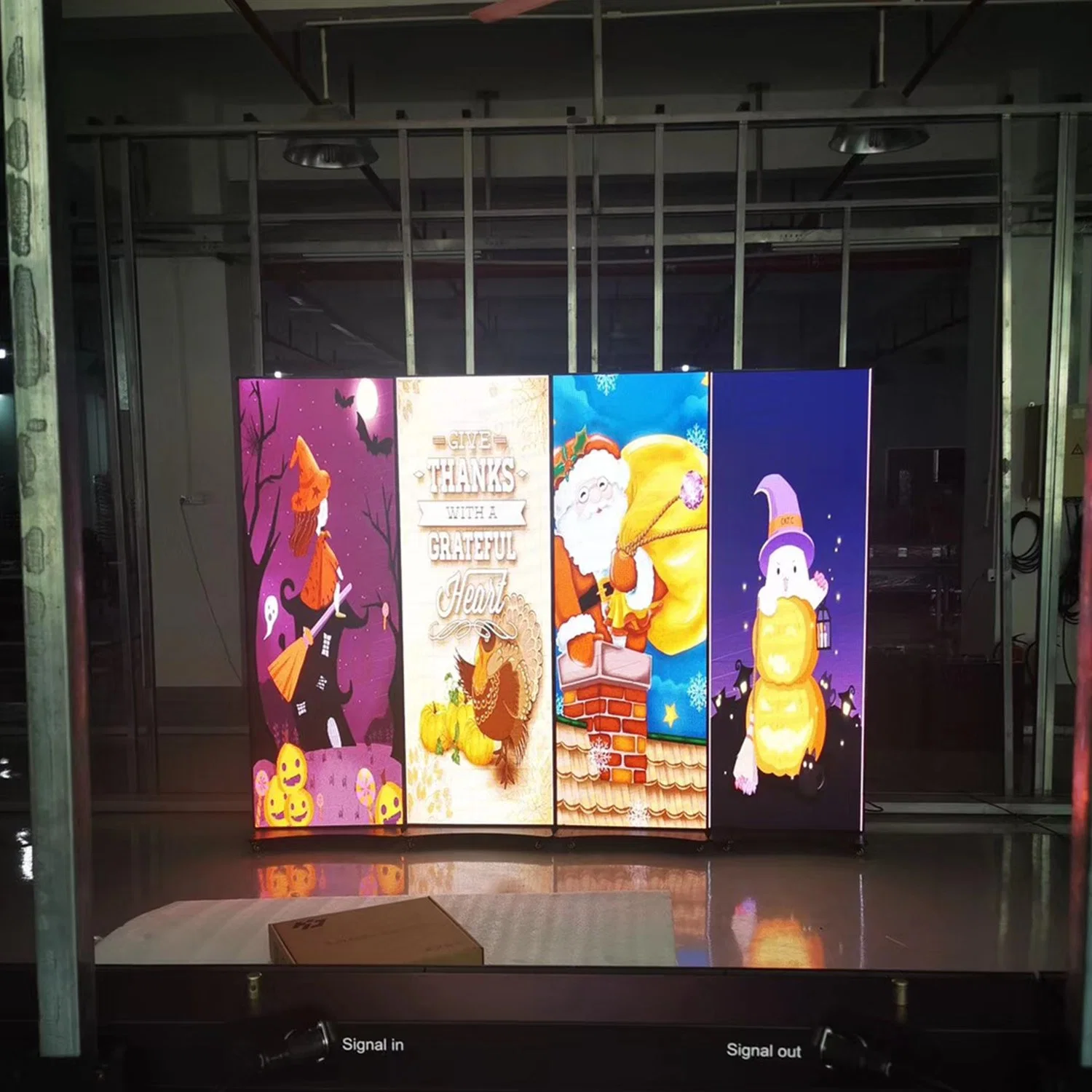 SMT LED Display Full Color Customized Advertising LED Poster Screen