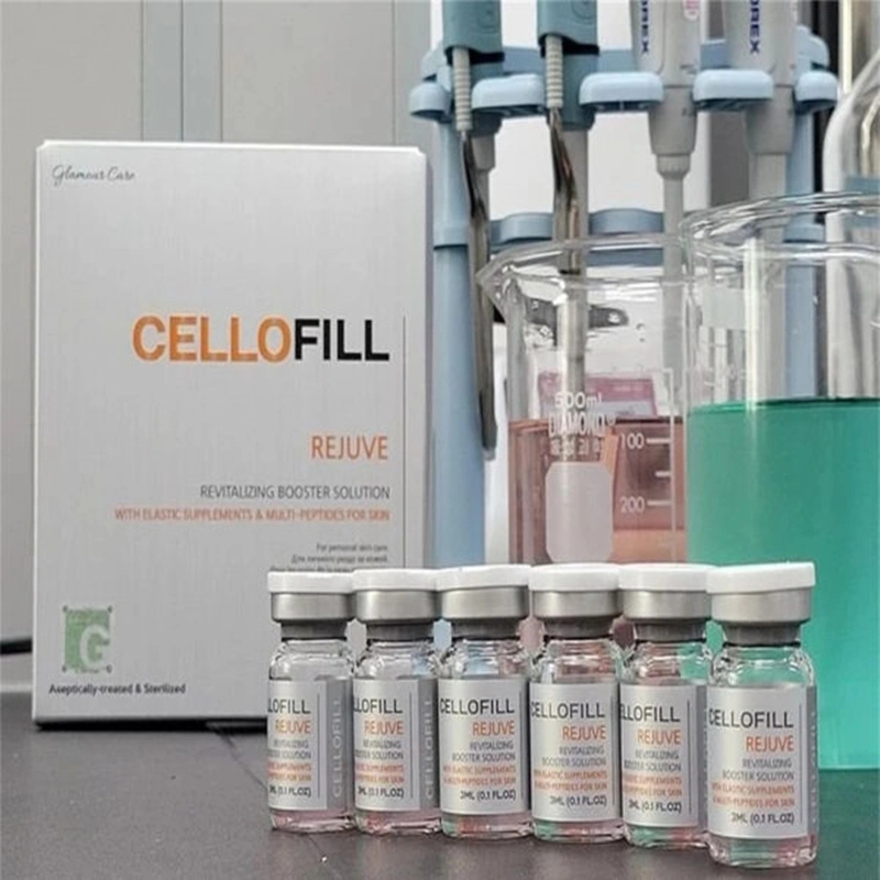 Cellofill Rejuve Revitalizing Booster Solution con suplementos elásticos Multi péptidos