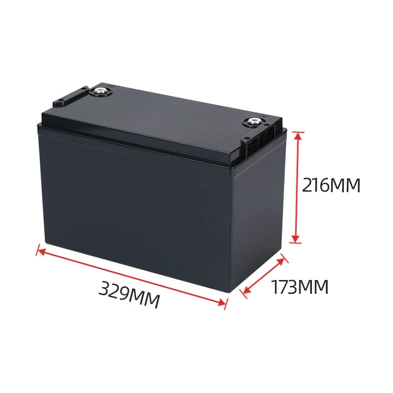 12V 100Ah ABS Li-Ion-Batterie Kunststoff Shell Batteriekasten Batterie Satz