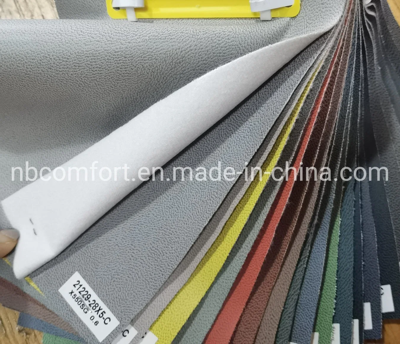Emboss High Quality Synthetic PU Leather for Sofa Car Seat Auto