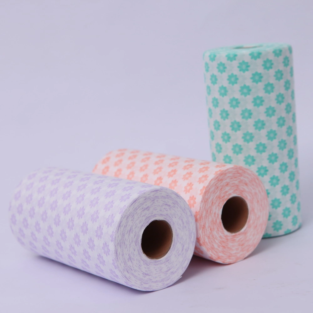 Factory Directly Sell Print Spunlace Cloth Non-Woven Fabric