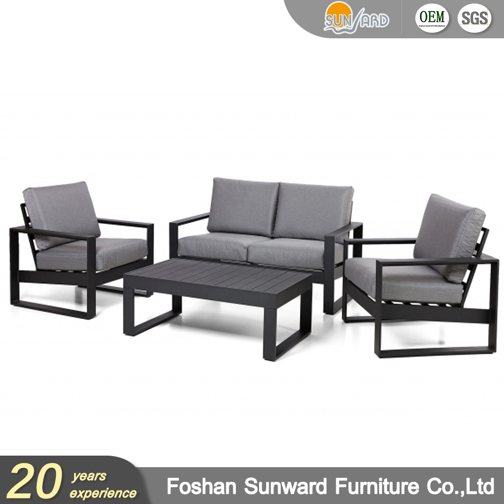 Customized Aluminum Outdoor Garden Multifunction Lounge Sofa Set Sofa Chair Furniture