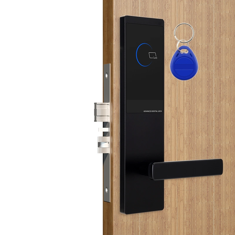 CNC Aluminum Electronic Keyless Digital Smart Card Hotel Door Lock