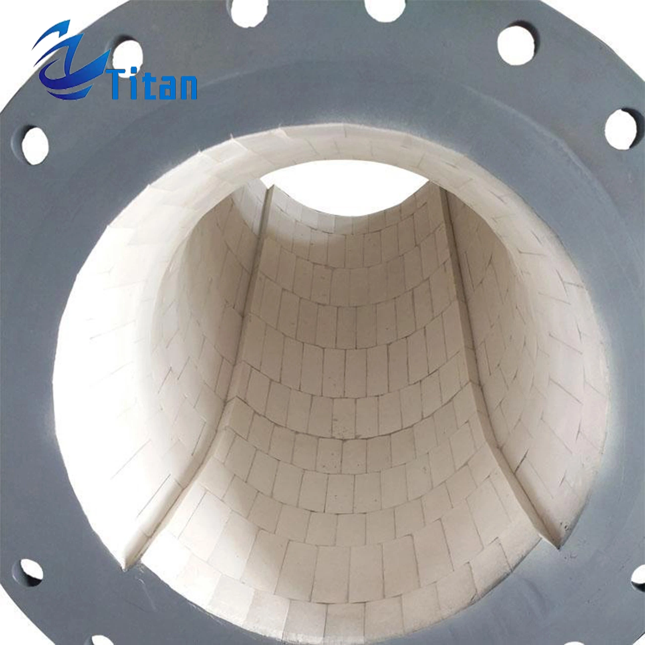 High Al2O3 Alumina Ceramic Lined Steel Pipe Fittings Alumina Ceramic Lining Pipe Industrial Wear Parts for Conveying Materials
