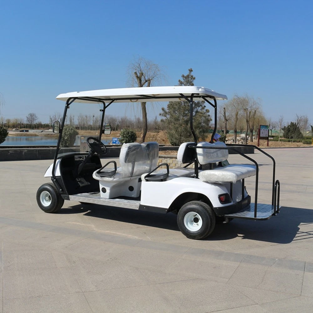 Hochwertige Low-Speed-Vier-Rad Elektrische Sightseeing Scooter Golf Cart Gemacht In China verkauft 4-6 Sitz Elektroauto