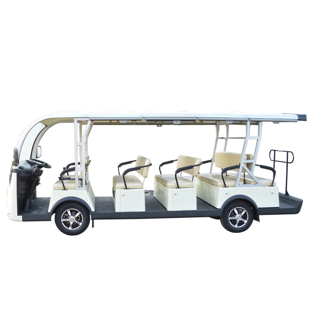 Autiskid Rubber Floor Sandwich Glass Safety, Low Speed, Easy Handle 14 Passengers Tourist Shuttle Vehicle (LT-S14)