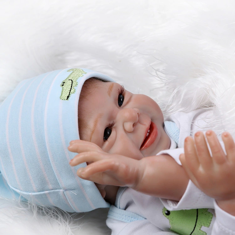 New Reborn Baby Girl Doll 55cm Sleeping Baby Doll Full Body Handmade Lifelike Doll Gift Toy for Children