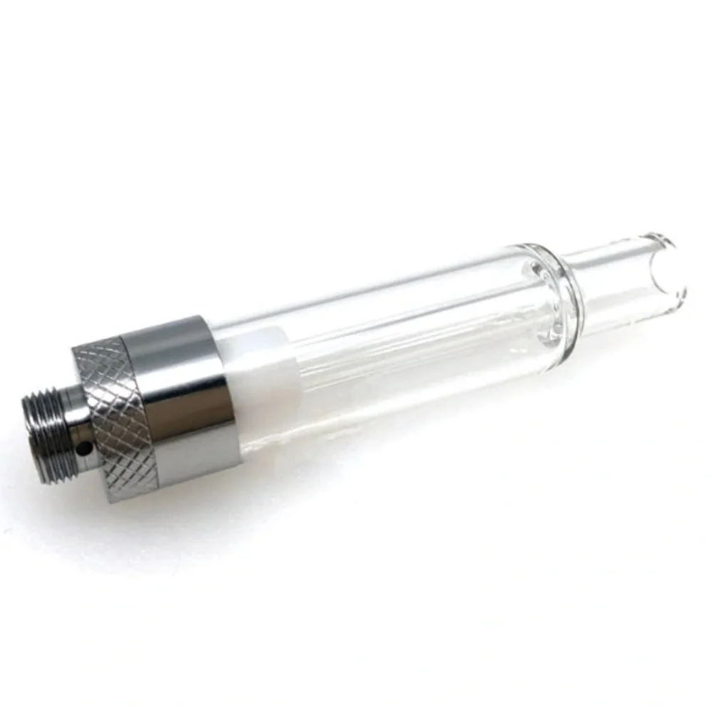 Cartouche de forme de Vape à bobine céramique en verre plein 0,5ml 1,0ml Chariots pour vaporisateurs pour fond épais remplissage 510 Vape Pen Réservoir