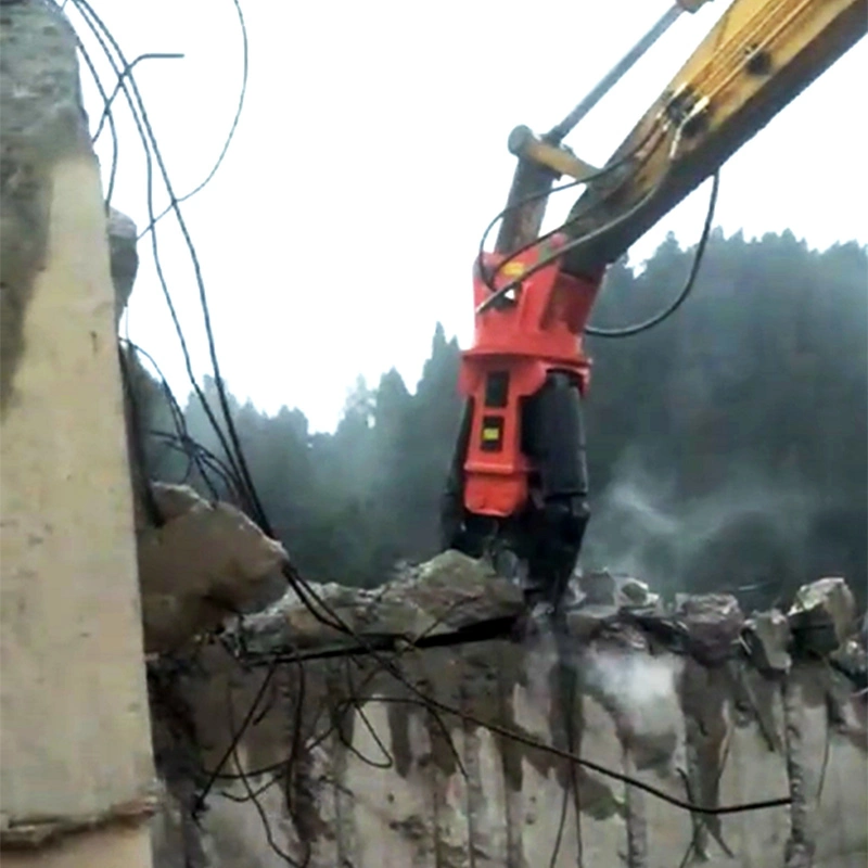 Archivos adjuntos de la excavadora hidráulica del cilindro de doble giratoria cizalla Pulverizador de concreto