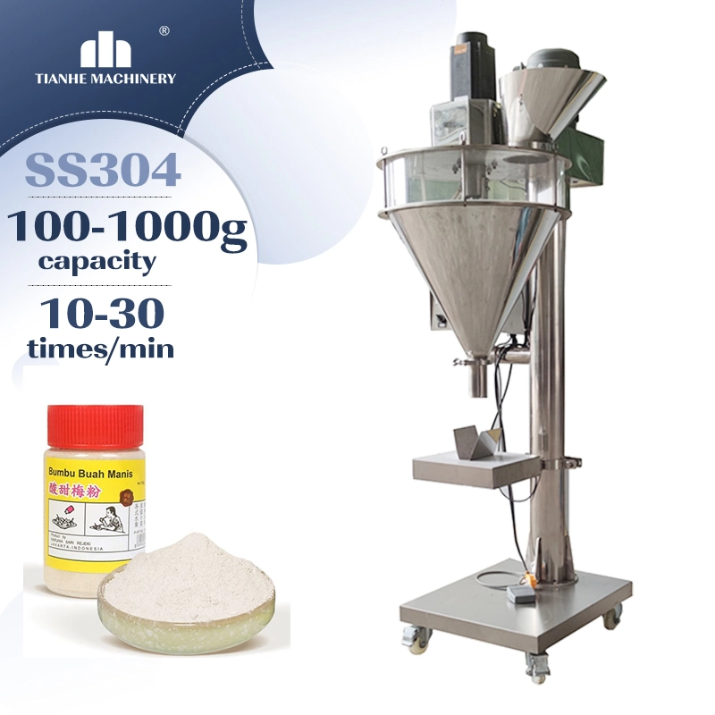 Tianhe Full Auto Small Bottle Coffee Powder Filling Packing Machine