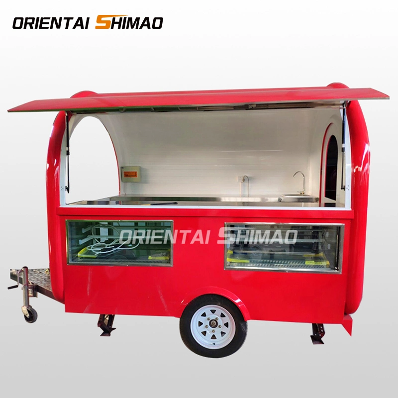 Oriental Shimao Australian Standard Multi-Function Coffee Carts Food Trailer Mobile