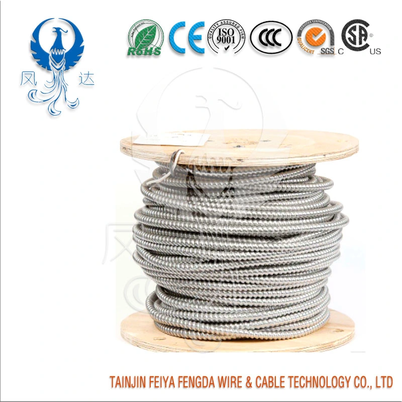 Type AC90 Acwu90 Mc Interlocked Aluminum Armored Electric Wire Bx