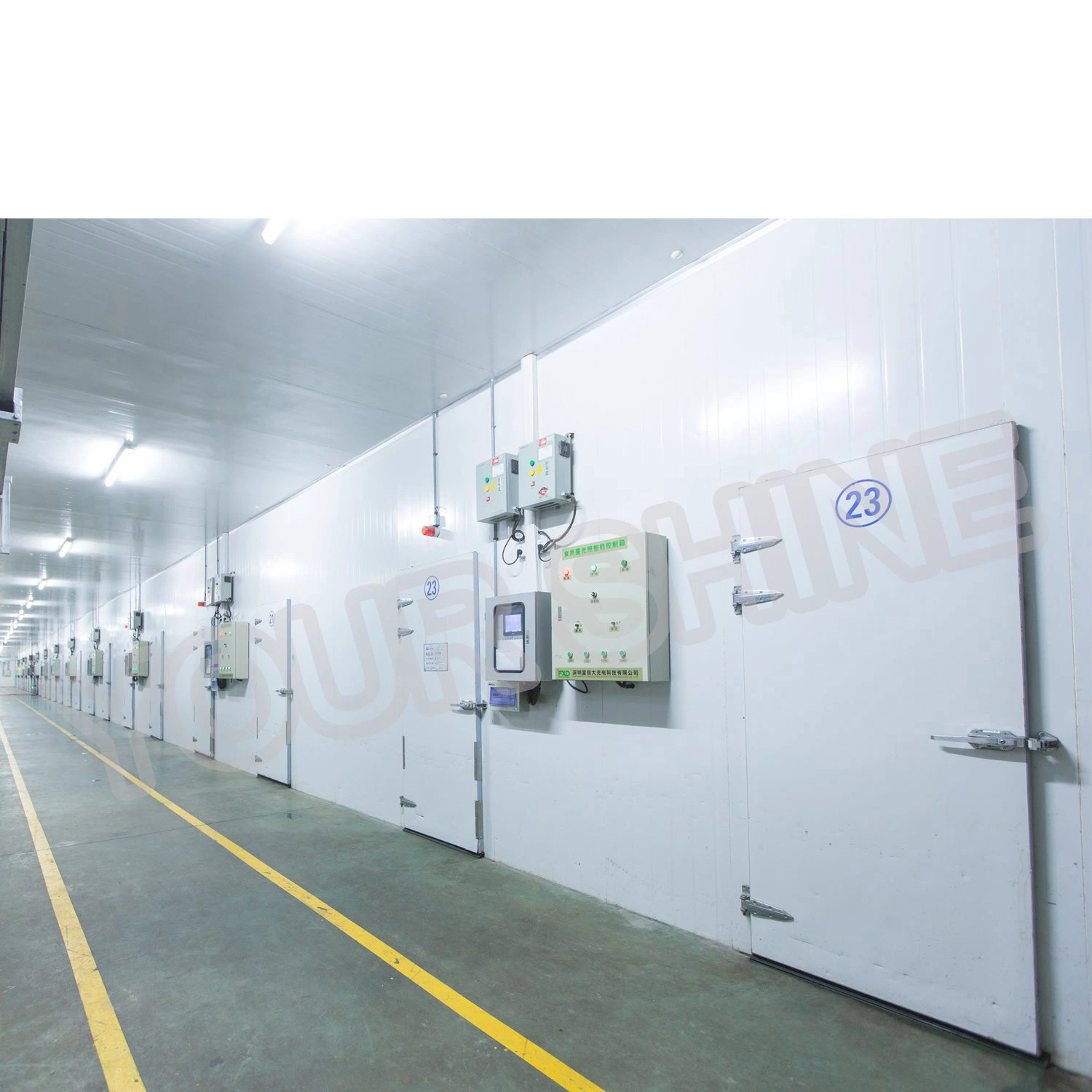 Prefabricated PU PUR/PIR Foam Cold Frozen Storage Warehouse Room Panel