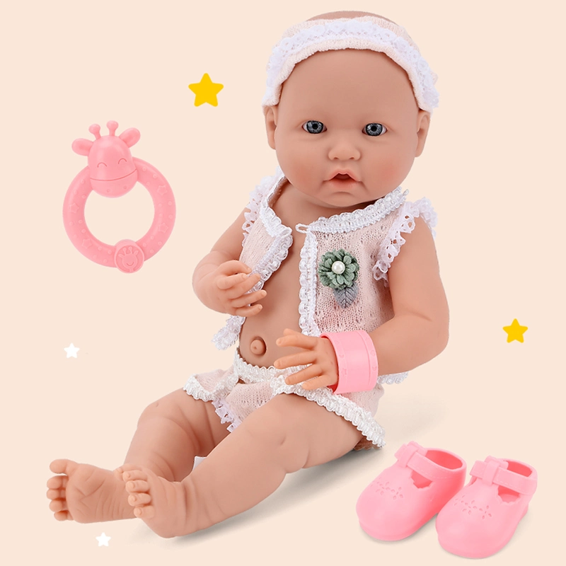 Venta caliente de 16 pulgadas de los recién nacidos juguetes de Baby Doll de silicona de cuerpo completo realista Reborn Baby Doll Muñeca de juguete blando de vinilo juguetes Los niños de renacer.