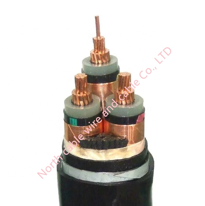 Copper-Aluminum 300mm 400mm Single-Core 3-Core 35kv 60kv 110kv 220kv Cross-Linked Polyethylene Metal-Sheathed Cable